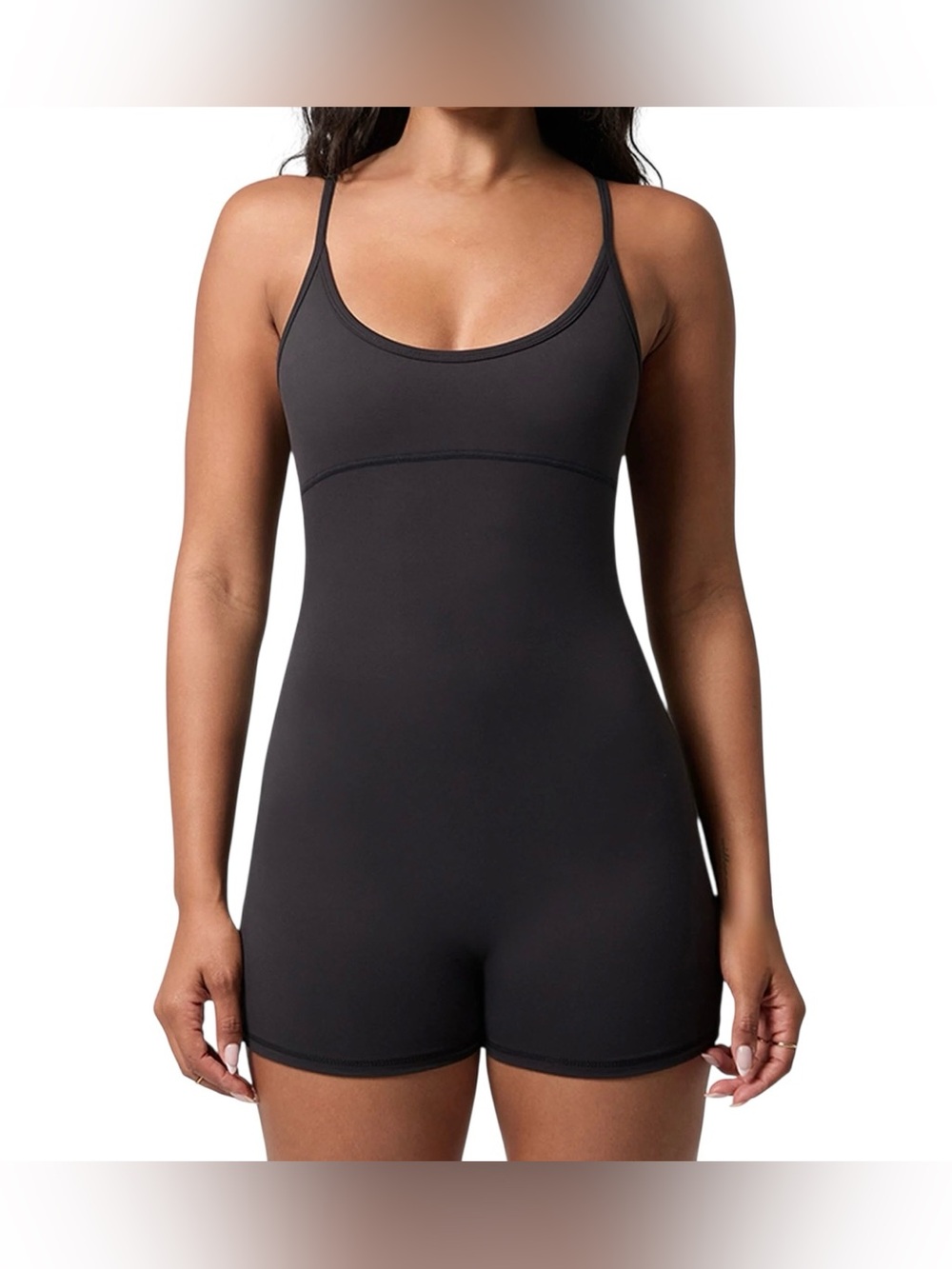 PAC 1980 Whisper Pacsun Active Onesie Romper Sz XL Black NWT